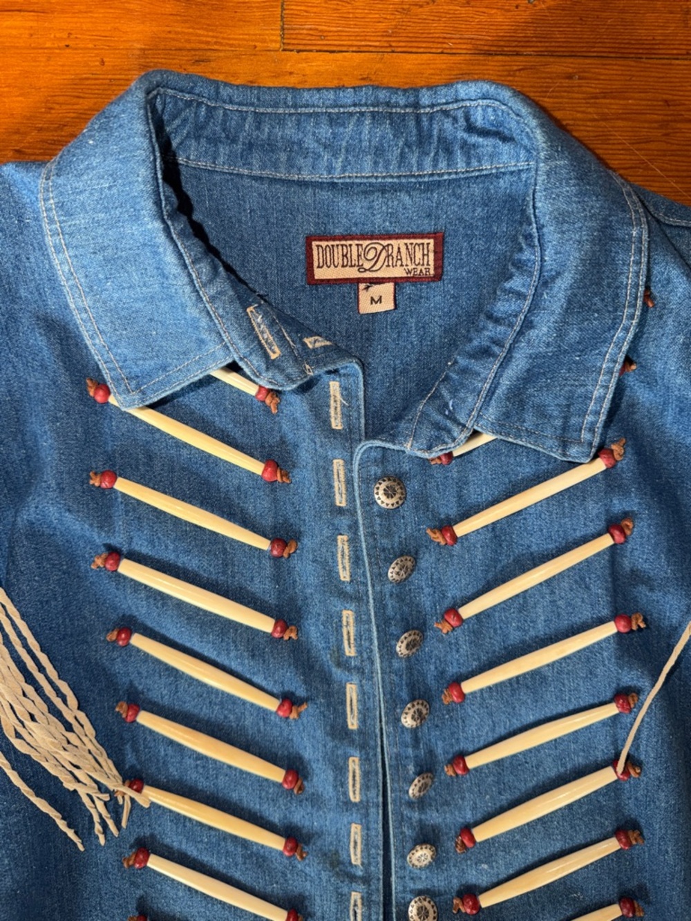 Vintage Double D Ranch Fringe & Beaded Jacket // Size Medium // Ella Langley - Picture 3 of 6
